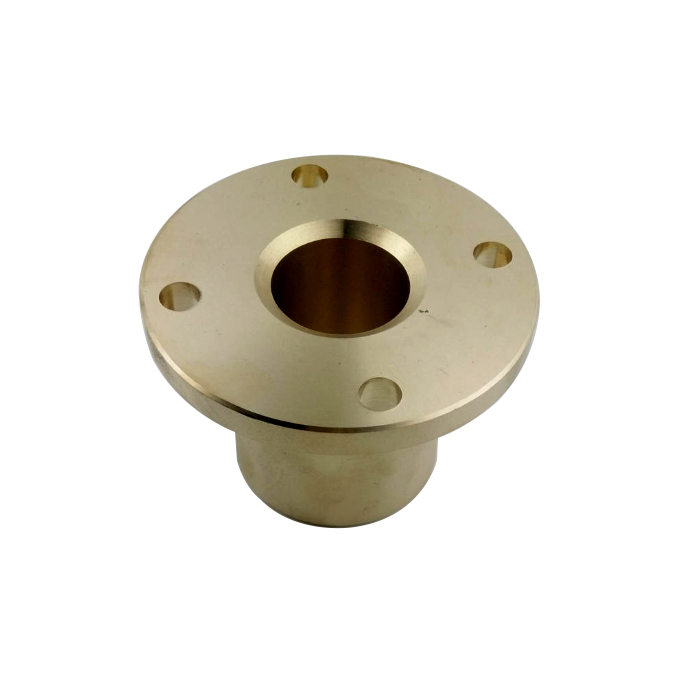 Kuningan CNC Machining Flanged Bushings
